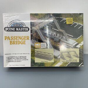 Scene Master HO Scale Train Passenger Bridge Kit Craftsman Bridges 8212 Sealed